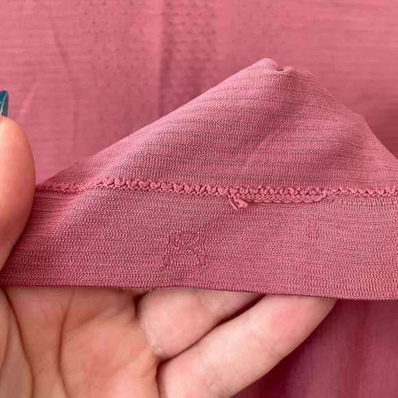 LULULEMON Pink Swiftly Top Cropped - Picture 3 of 3